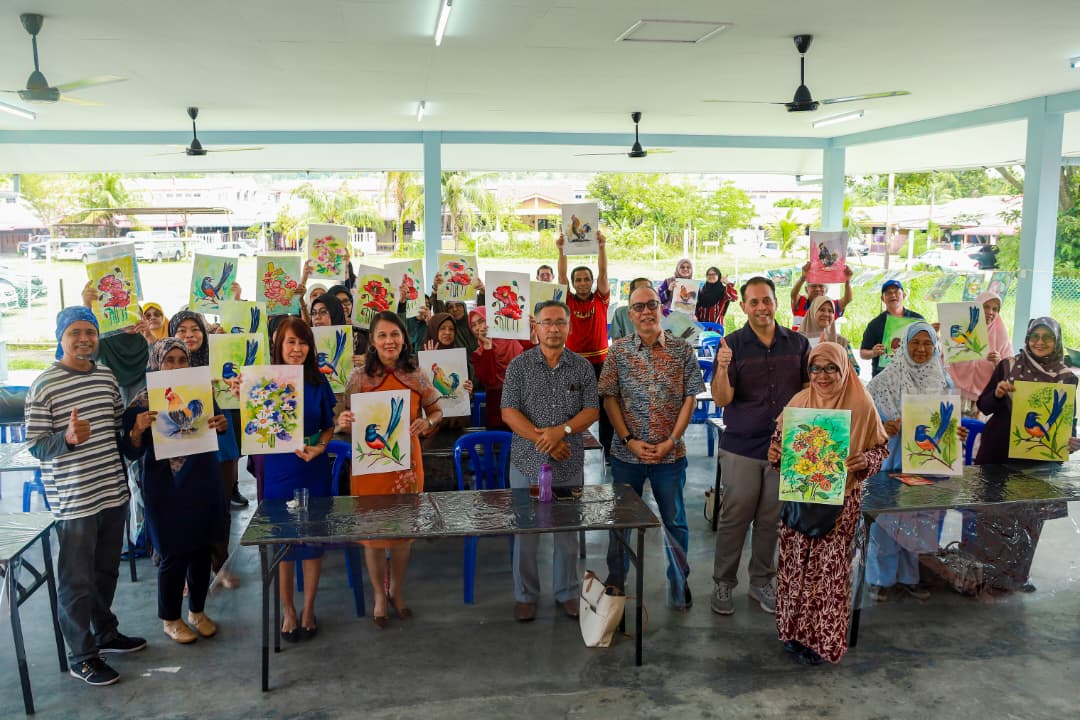 Program "Brush & Bliss": Lukisan Air Senior — photograph 3